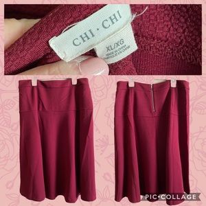 XL CHI CHI brand A-line skirt